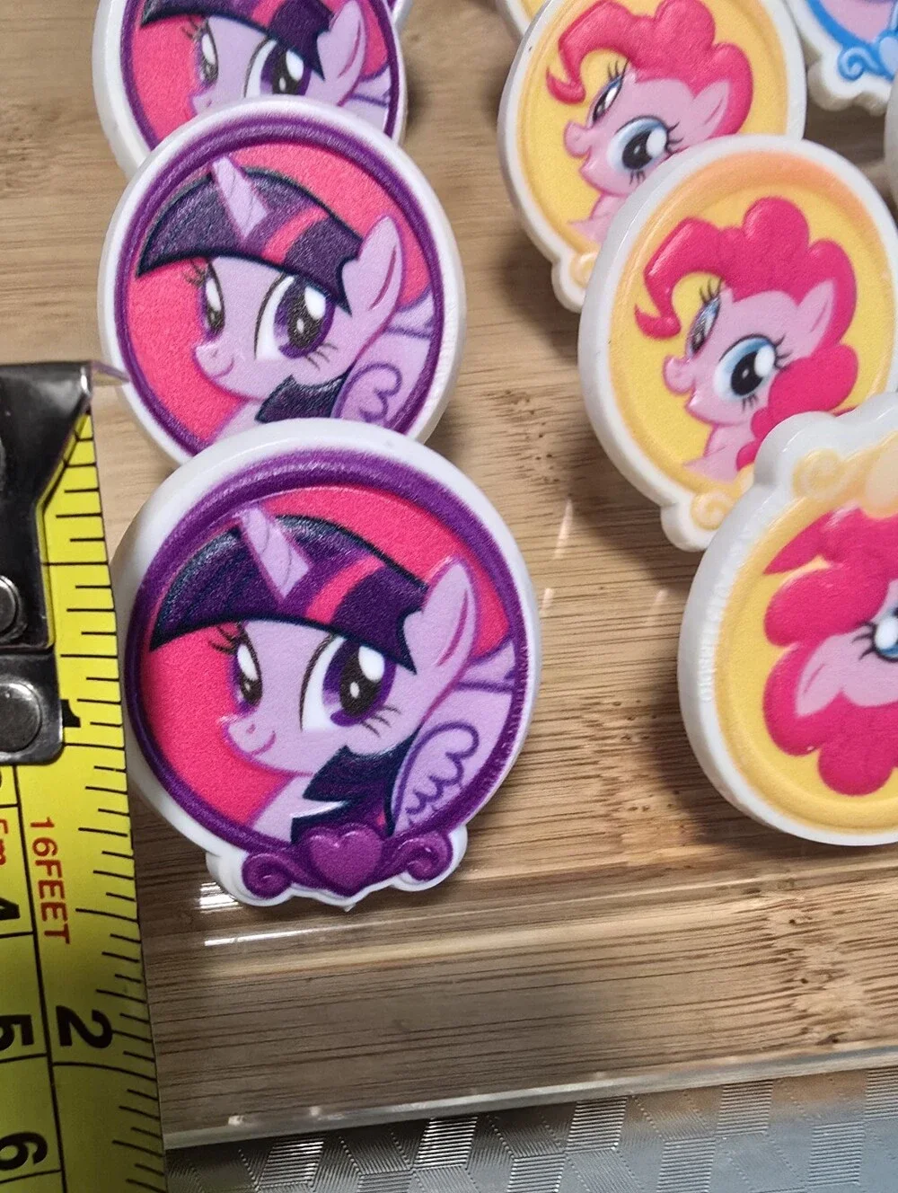21 Pc My Little Pony Cake Cupcake Rings Charms Party